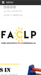 Mobile Screenshot of faclp.org